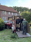 2022-09-22 Backhaus Pavillon für Herbst Backtag aufbauen 002